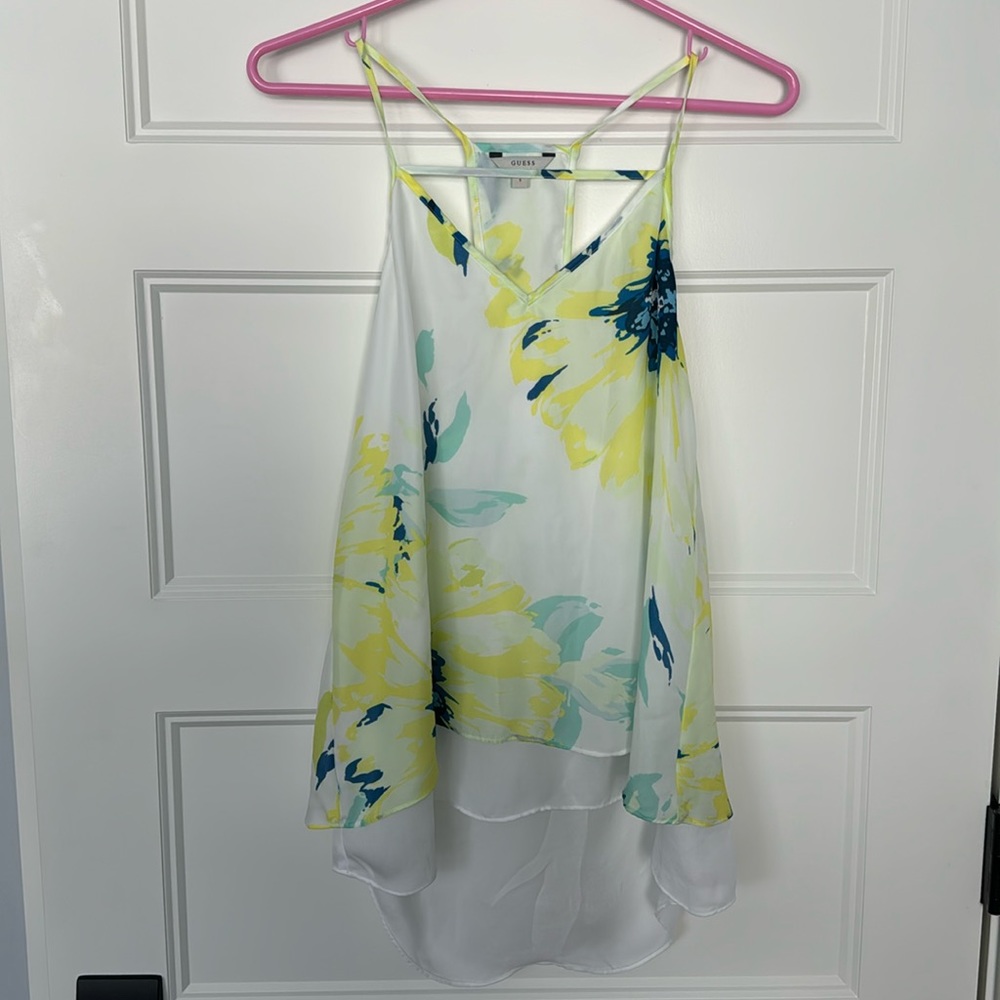 Guess Flowy Halter Tank Top in Sz Small